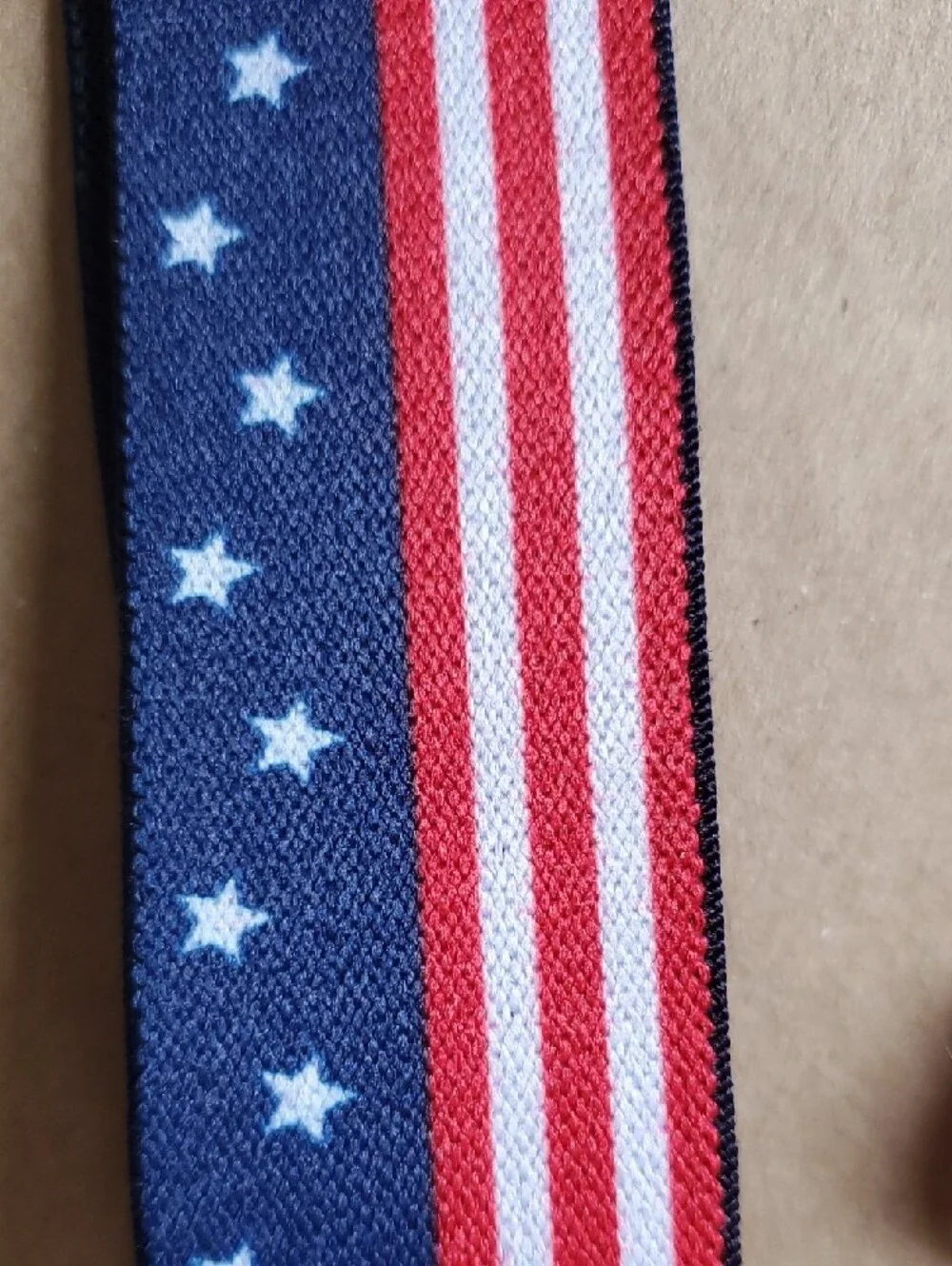 Patriotic Red, White & Blue Men's Suspenders - Picture 3 of 5